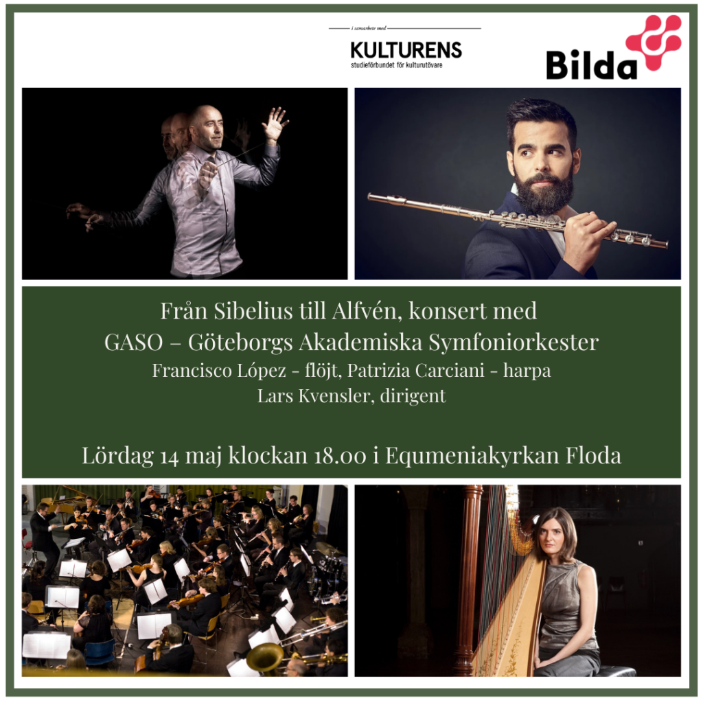 Från Sibelius till Alfvén, konsert med GASO - Göteborgs Akademiska Symfoniorkester @ Equmeniakyrkan Floda