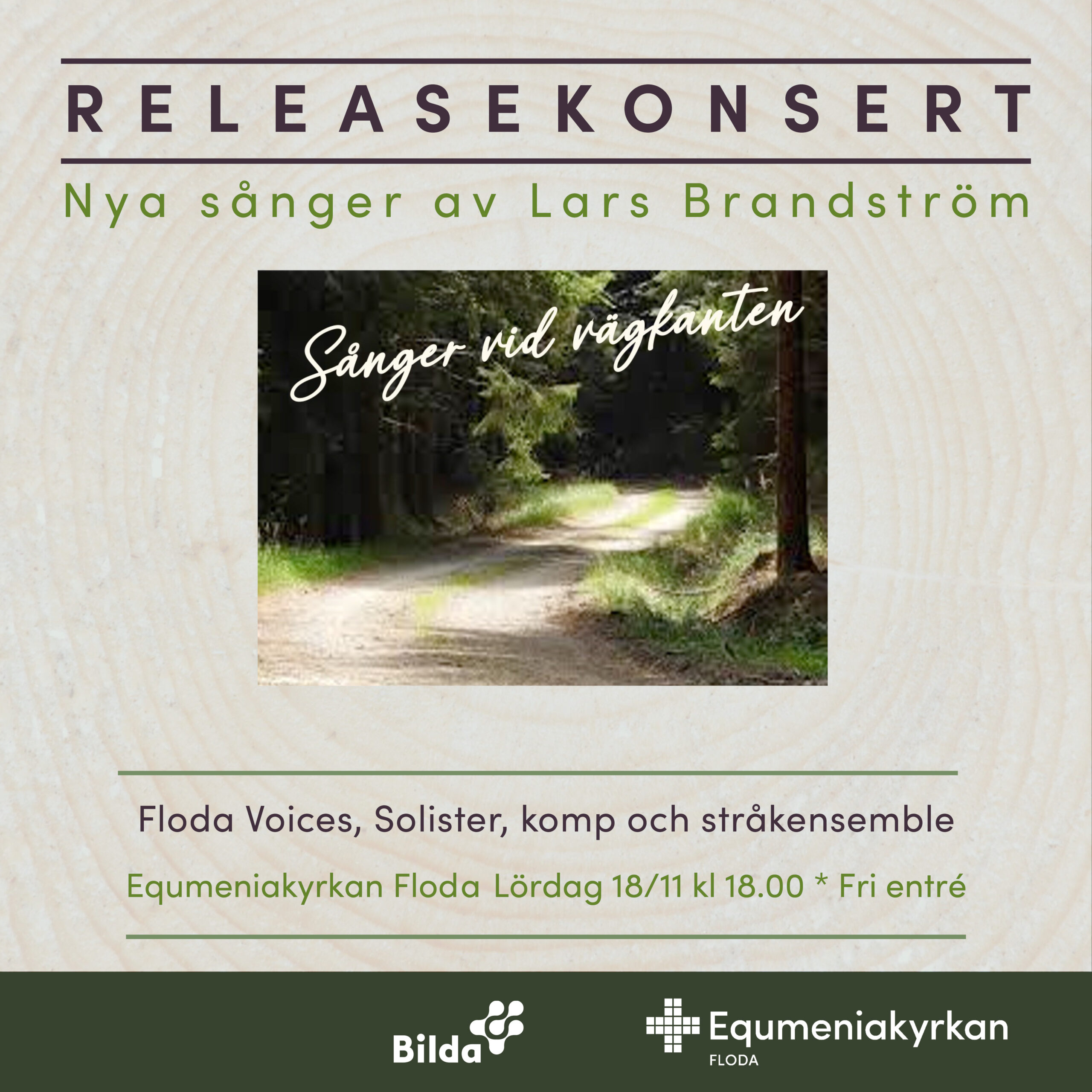 Körkonsert - Floda Voices, Solister, Komp och Stråkensemble